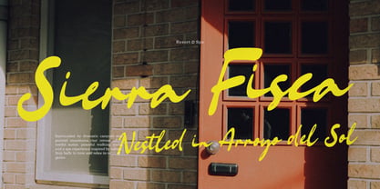 Bellford Dusktime Font Poster 3