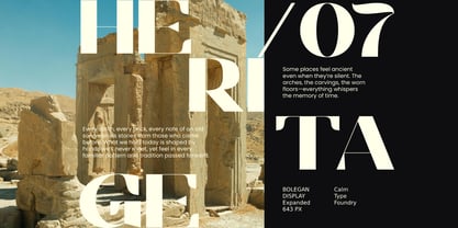 Bolegan Display Font Poster 10