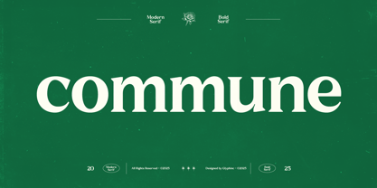 GC Commune Font Poster 1