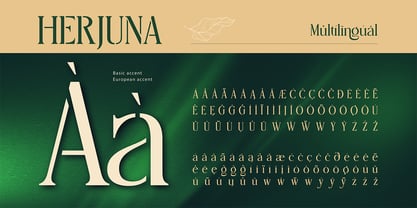 Herjuna Font Poster 11