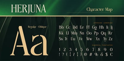 Herjuna Font Poster 2