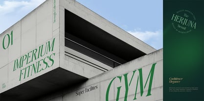 Herjuna Font Poster 6