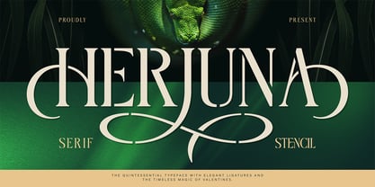 Herjuna Font Poster 1