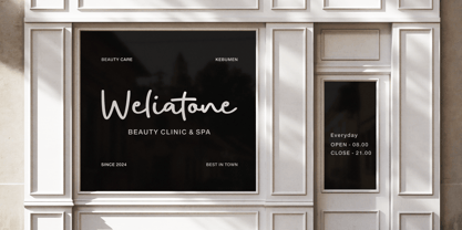 Golden Huston Font Poster 8