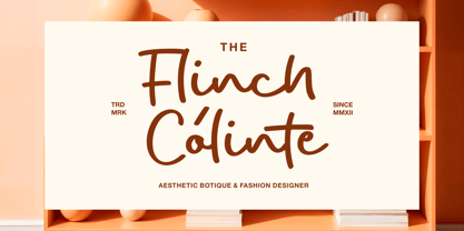 Golden Huston Font Poster 3