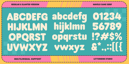 Mavelo Font Poster 5