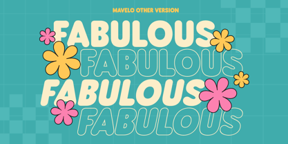 Mavelo Font Poster 8