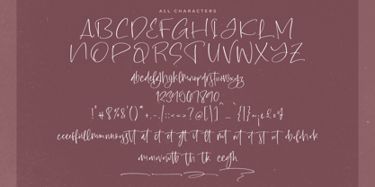 Highland Soonbeam Font Poster 8