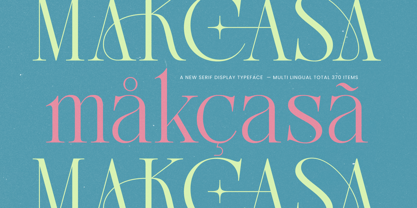 Makcasa Font Poster 8