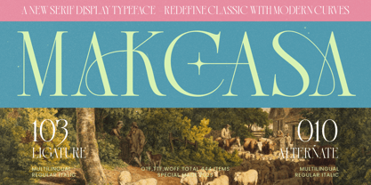 Makcasa Font Poster 1
