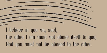 Ring Eyes Font Poster 5