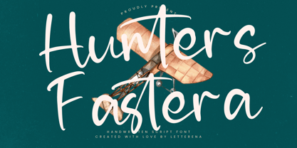 Hunters Fastera Font Poster 1