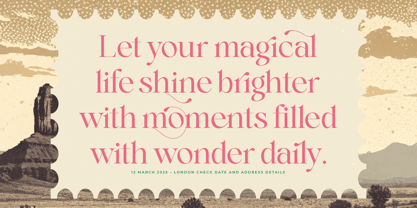 Market Golden Font Poster 7