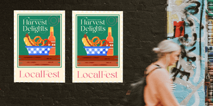 Market Golden Font Poster 2