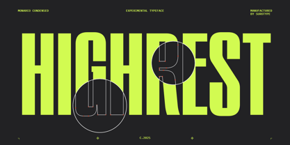 Monarco Font Poster 3