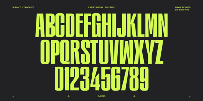Monarco Font Poster 5