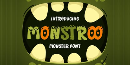 Monstroo Font Poster 1