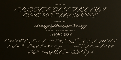 Midnight Realtime Font Poster 7