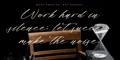 Midnight Realtime Font Poster 6