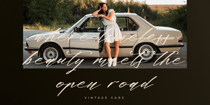 Midnight Realtime Font Poster 3