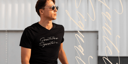 Midnight Realtime Font Poster 4