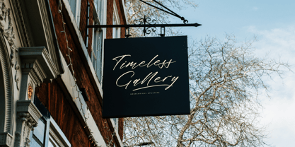 Midnight Realtime Font Poster 2