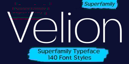 Velion Font Poster 1