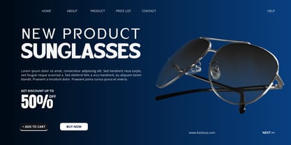 Velion Font Poster 3