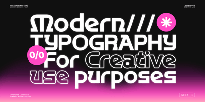 Nortan Font Poster 3