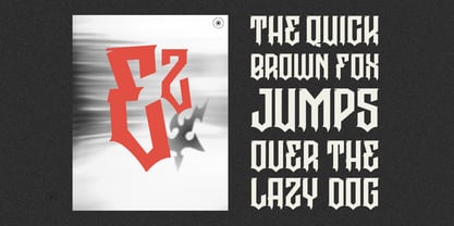 Graen Metal Font Poster 9