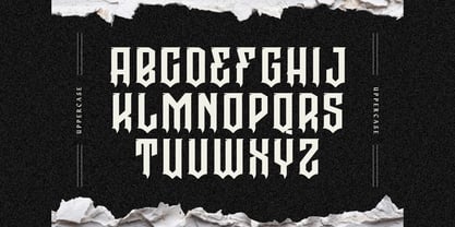 Graen Metal Font Poster 7