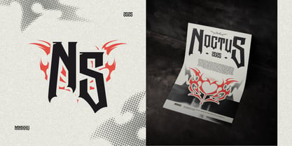 Graen Metal Font Poster 10