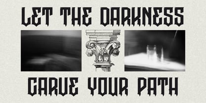 Graen Metal Font Poster 2