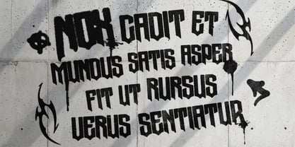 Graen Metal Font Poster 6