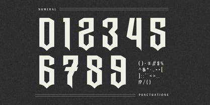 Graen Metal Font Poster 11