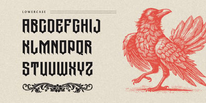 Graen Metal Font Poster 3