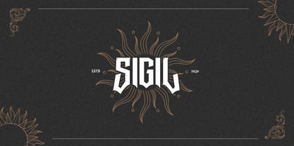Graen Metal Font Poster 8