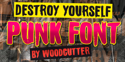 Destroy Yourself Font Poster 1