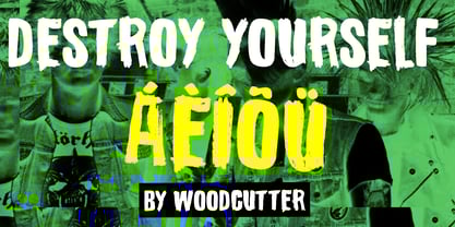 Destroy Yourself Font Poster 5