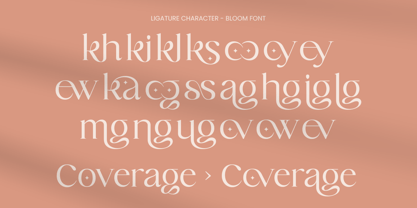 Bloom Font Poster 10
