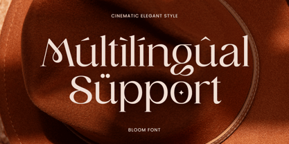 Bloom Font Poster 13