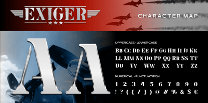 Exiger Font Poster 2