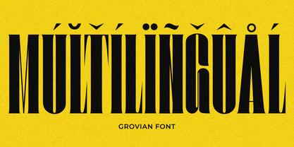 Zt Grovian Font Poster 10
