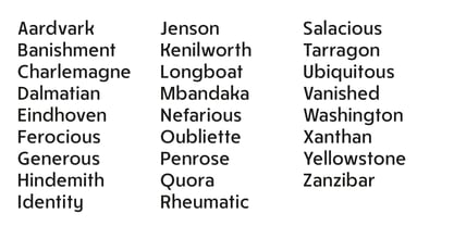 Pudsey Font Poster 6