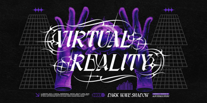 Sectra Chrome Font Poster 3