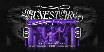 Sectra Chrome Font Poster 2