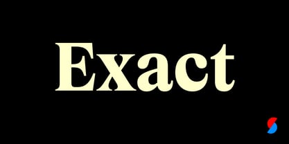Exact Font Poster 1