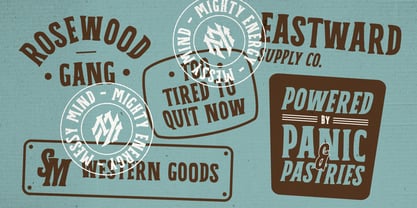 MN Calvero Font Poster 4