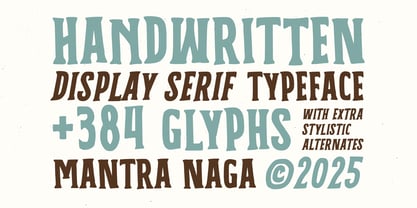 MN Calvero Font Poster 2