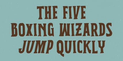 MN Calvero Font Poster 3